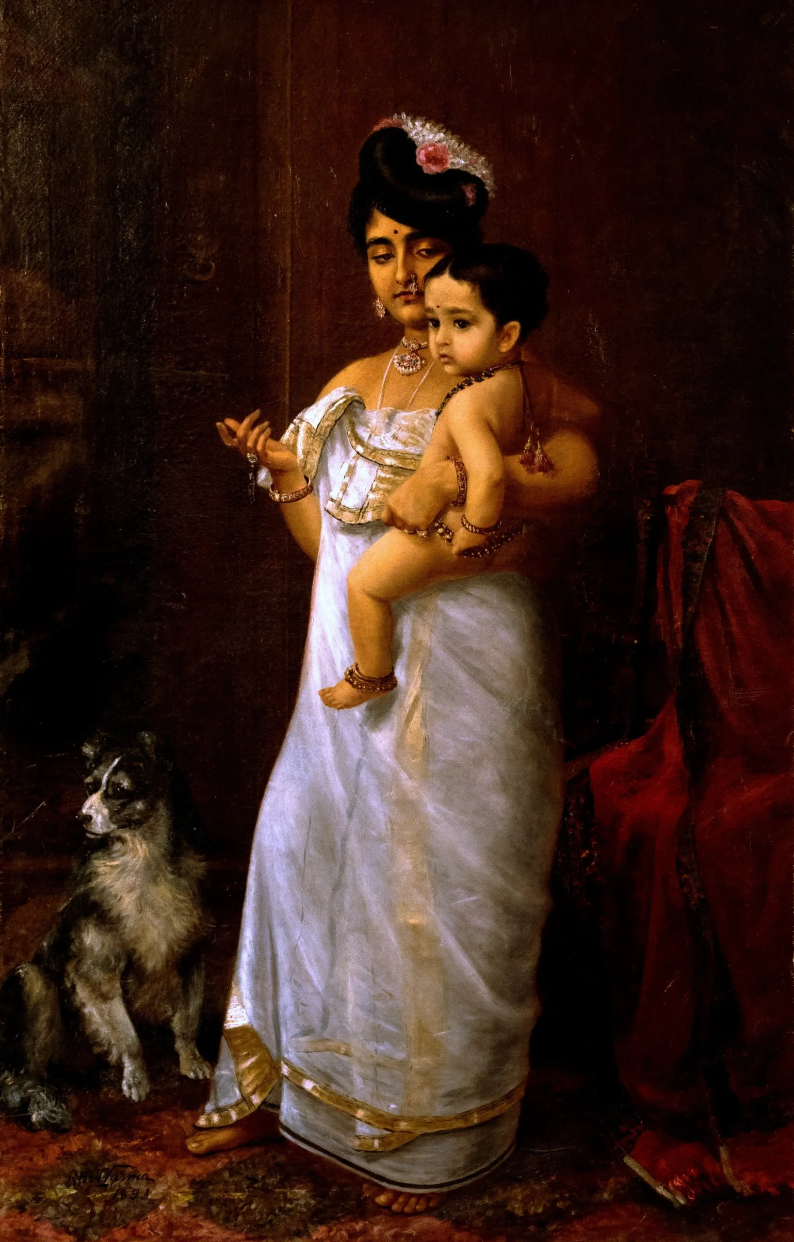 There+Comes+Papa+1893+By+Raja+Ravi+Varma